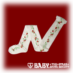 BABY Snow Strawberry Tights